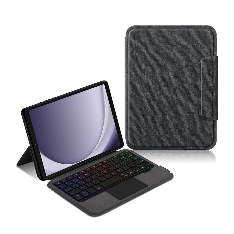 For Samsung Galaxy Tab A9 Leather Case Backlit Bluetooth Keyboard with Touchpad For Samsung Galaxy Tab A9 Leather Case Backlit Bluetooth Keyboard with Touchpad